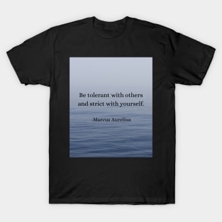 Marcus Aurelius: Tolerance and Self-Discipline T-Shirt